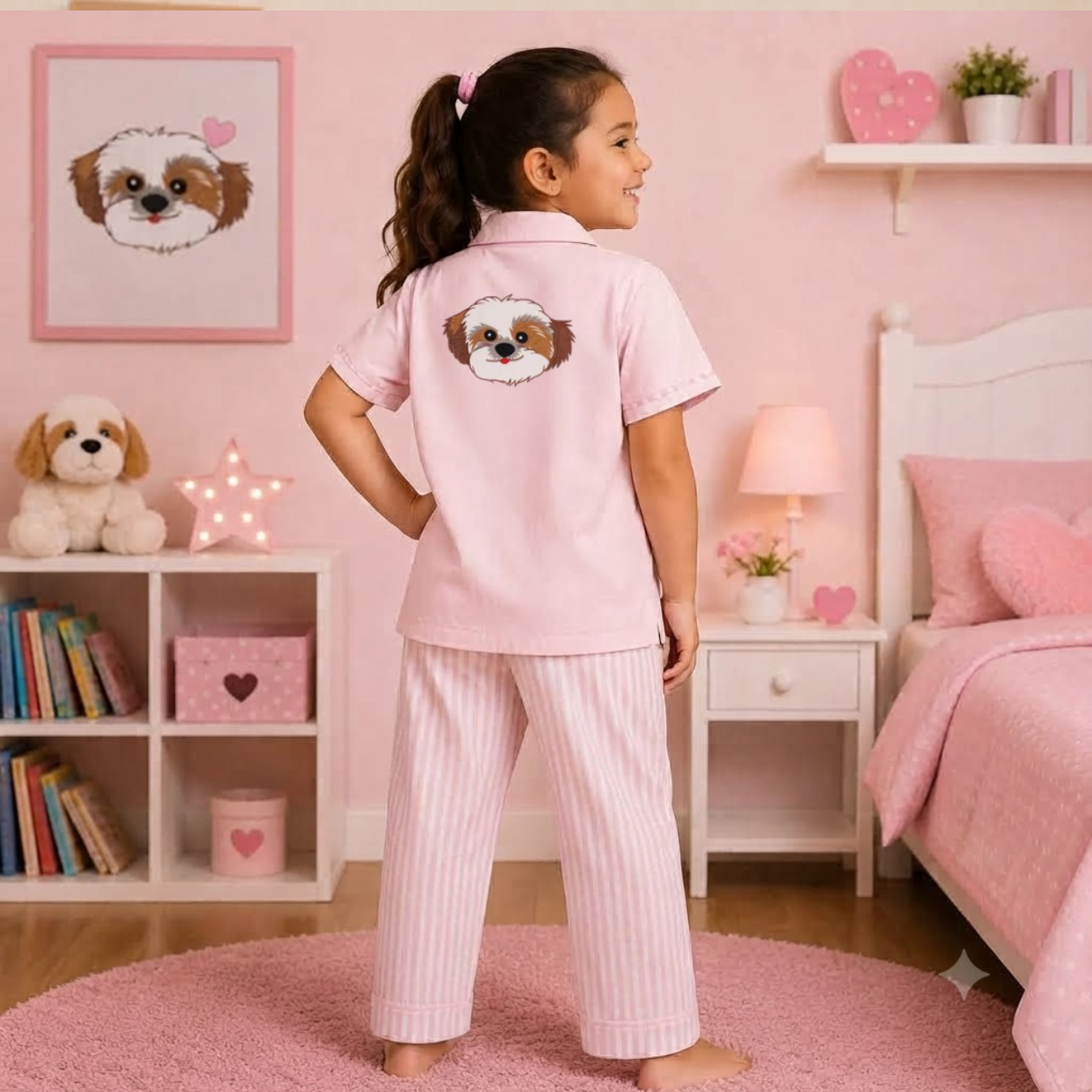Shih Tzu Cotton Night Suit